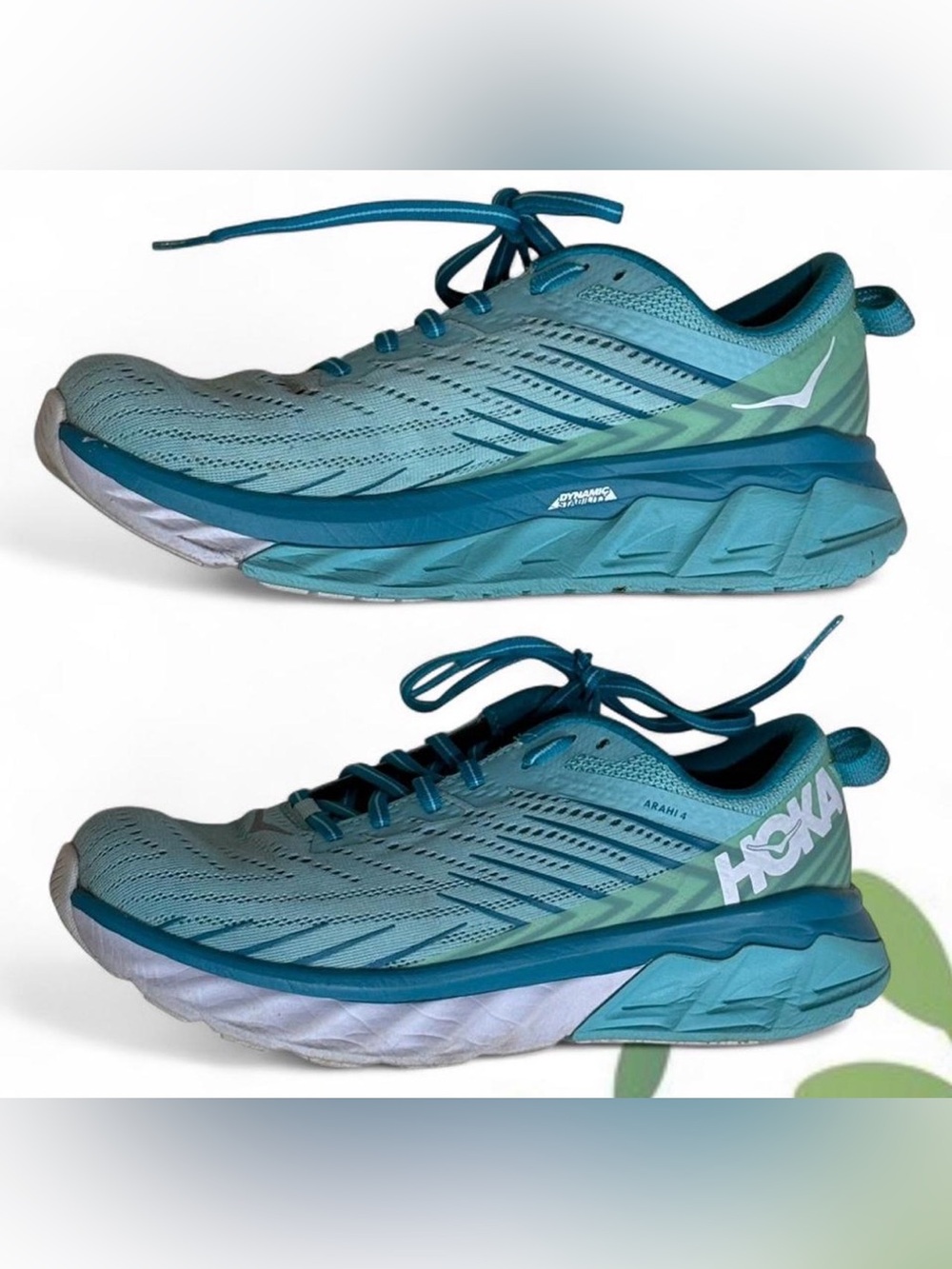 Hoka One One Arahi 4 Women's Running Shoes Size 8 - Blue/Aqua